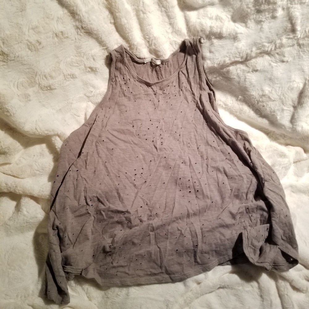 NWOT Soprano Distressed Burnout Tank